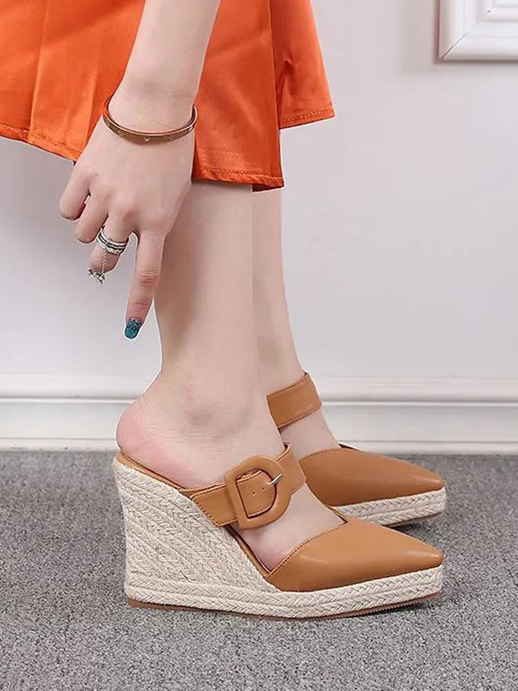 2025 Summer Shoes Women Platform High Heels Sandals Brand Ladies
