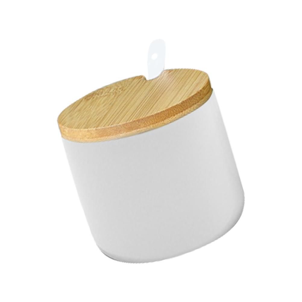 Ceramic Seasoning Jar Sugar Bowl with Lid Porcelain Condiment Pots Candy Cups Lids Storage Tank