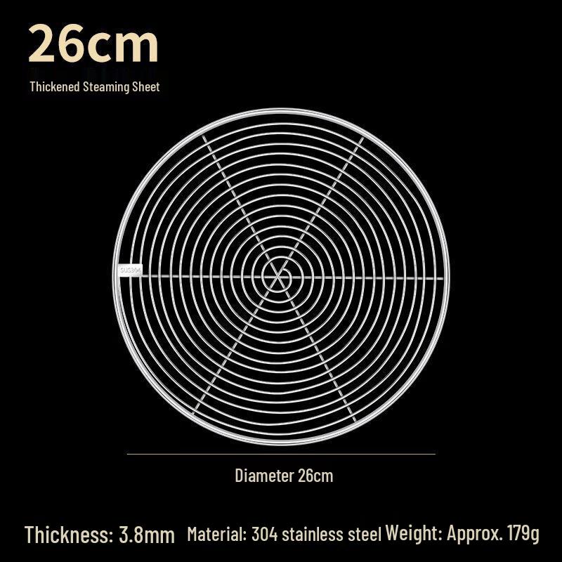 ZISIZ Thickened 304 Stainless Steel Kitchen Steamer