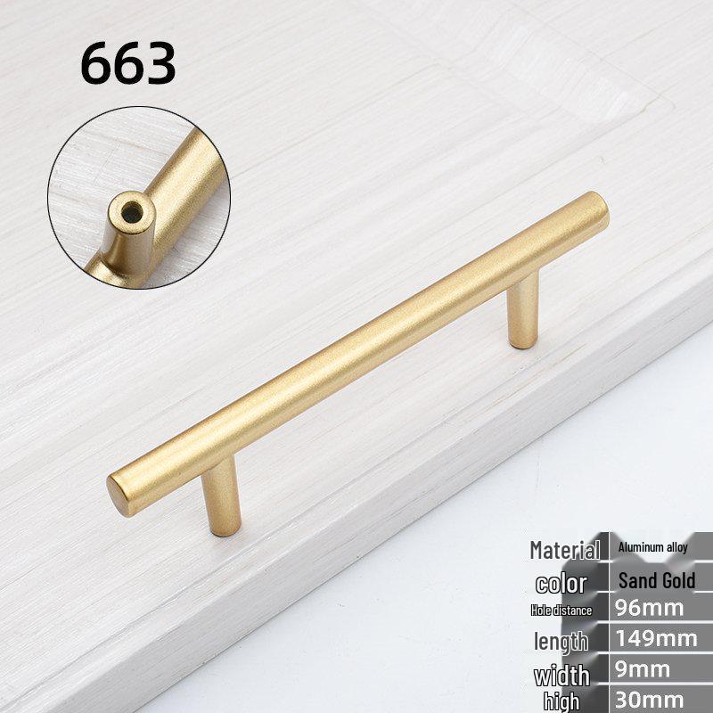 Modern Minimalist Gold Nordic Cabinet & Drawer Handles
