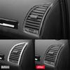 For  Q7 2007-2015 Accessories Carbon Fiber Interior Car Dashboard Left and Right Air Vents Decora Sticker Cover Trim Frame