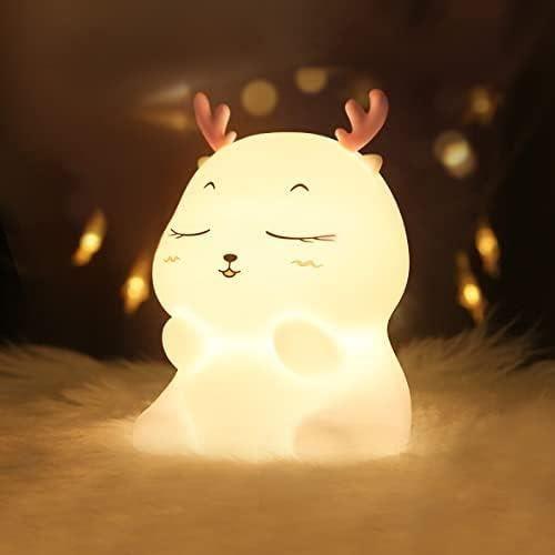 Veilleuse - Diboniur - Rechargeable - 7 Couleurs LED - Silicone - Pour Enfants