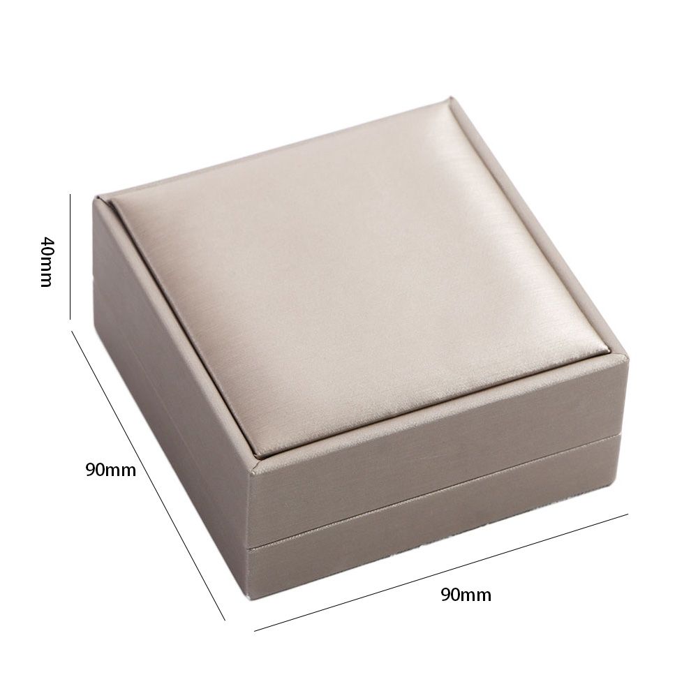 Square Storage Box Necklace Case Jewelry Display PU Leather Ring Box Earrings Storage Jewelry Boxes Storage Case