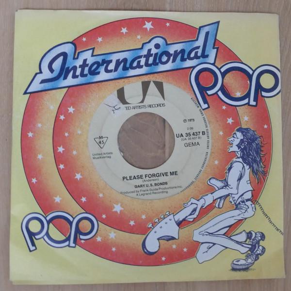 

7inch Record GARY U.S. BONDS Quarter To Three UA35437 United Artists 1973 Germany Rock Used