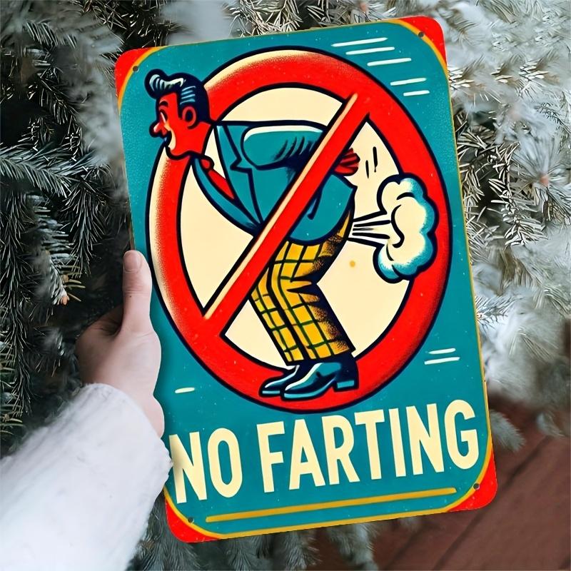

Odorless Metal Sign Retro Cartoon Style IndoorOutdoor Wall Decor Suitable for Home Kitchen Bedroom Garden Bathroom aluminum 20x30cm