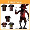 Camiseta Masculina de Manga Curta com Estampa Digital 3D para o Verão