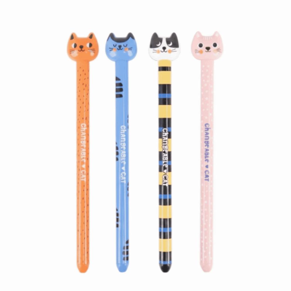 Quick-Drying Writing Pens Cat and Dog Stationery Pens Fun Writing Gel Pens Children Gift