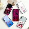 A-Angel D-DustS H-Hazbin Phone Case For Samsung Galaxy A73,A72,A71,A70,A53,A52,A51,Others Soft Black Cover
