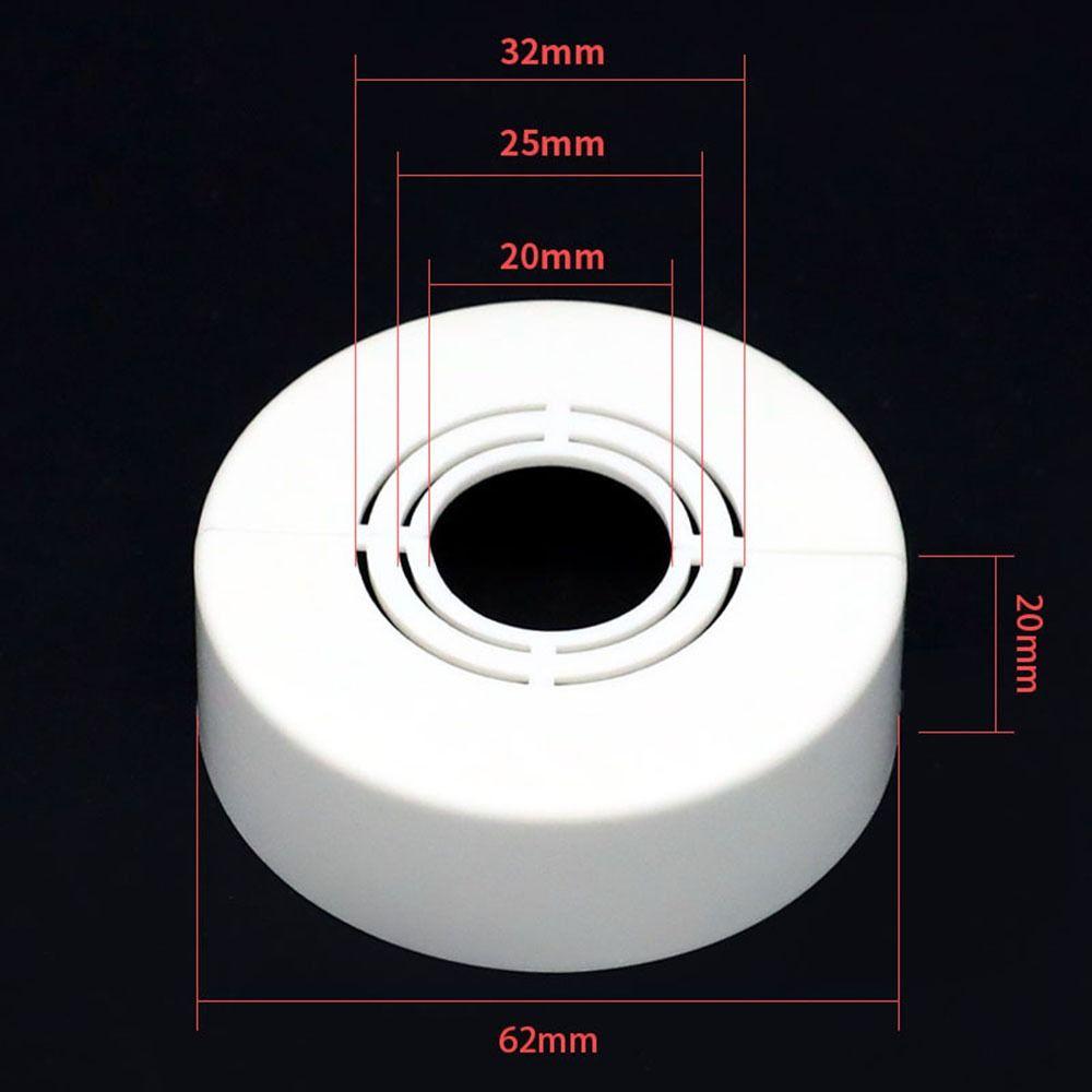 

Wall Flange Flange Cover Faucet Decor Faucet Accessories Faucet Decorative Cover Pipe Wall Covers білий