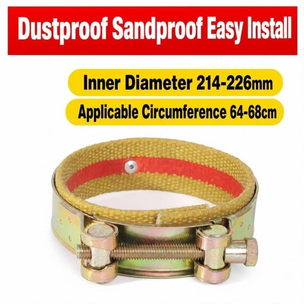 Thick Excavator Dust Boot Wear Proof Grease Isolate Pin Joint Dust Guard Clamp Lock Easy Mount Heavy Machinery Seal Cap