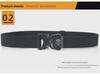 Men's Tactical Quick Release Aluminum Alloy Belt for Outdoor Sports & Military Enthusiasts