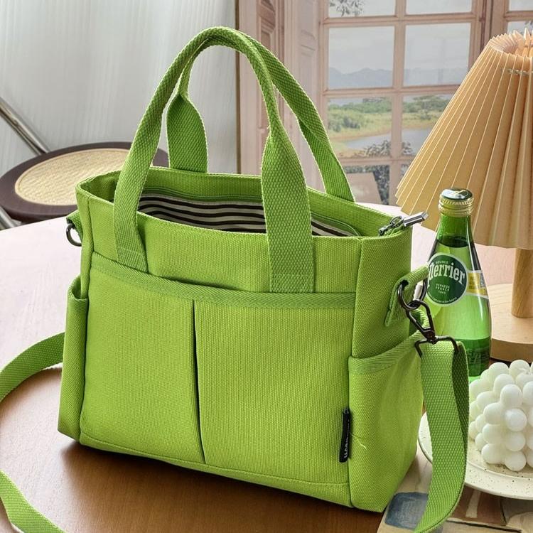Women's Canvas Tote Bag Multi-Functial Large Capacity Crossbody Bag Student Casual Commuter Handbag Designer Bag