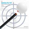 OKHEALING Karbonfaser Billard Queue Stick (Black Technology Niedrige Biegung Pro Taper Billard Queue 12,4 mm Spitze, Uni-loc Verbindung 147 cm, Spielqueue)