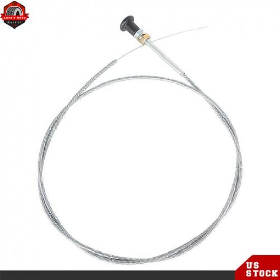 237 Push Pull Choke Cable 63" Inner 60" Conduit 2 3/4" Travel Universal
