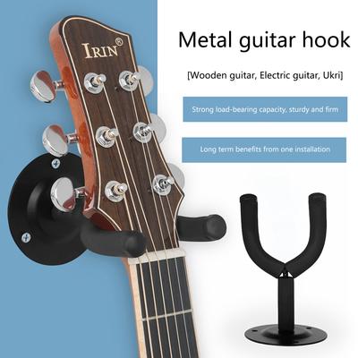 Guitar Wall Mount Hanger, Guitar Wall Hanger, Guitar Hanger Wall Mount for Home and Studio Bass Electric Acoustic Guitar