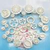 33 Pcs/Set Fondant Plunger Cutters Set Cookie Cake Biscuit Mold DIY 3D Cake Decorating Baking Small Tools Supplies