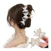 Hair Clip, Butterfly, 3 Piece Set, Bun Clip, Large, Small, Firmly Holds, Lots of Hair, Hair Ornament, Adults, Cute, Stylish, Bride, Hair Clip, Hair