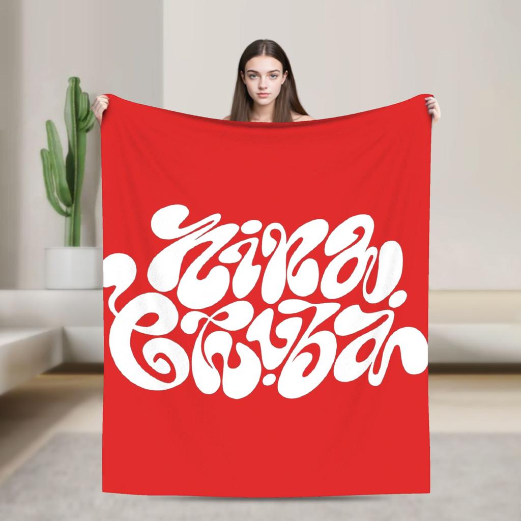 Warm Blanket Travel Office Nina Chuba 2025 Tour  Throw Blanket  Flannel Bedspread For Couch Chair Street Trend Sofa Bed Cover