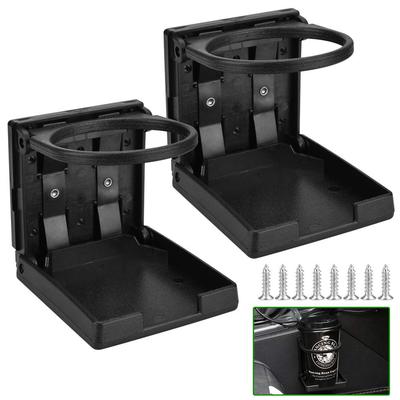 ZADAFINA Drink Holder for Car, Set of 2 Cup Holder Foldable Plastic Bottle