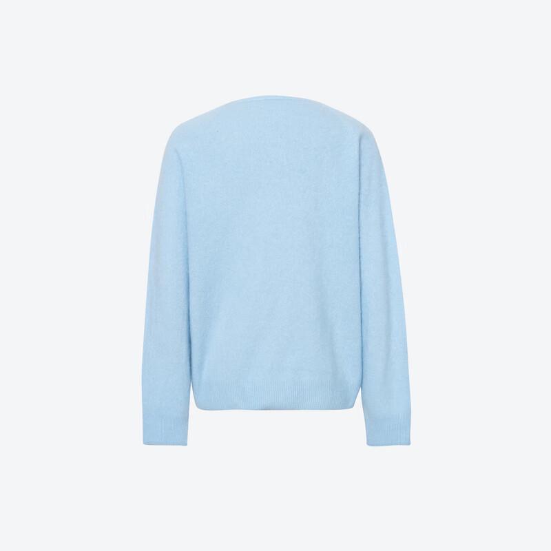SEIFINI Soft V-Neck 100% Wool Knit Sweater