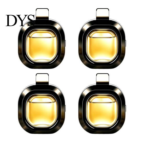 Car Air Freshener Vent Clip 4Pcs Freshener, Wind-Powered Scent Diffuser Fresh Interior Decor with Breathable Membrane, Leak-Proof Odor Eliminator for