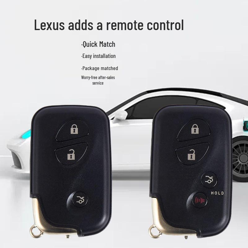 Compatible Remote Key for Lexus Models: ES300, ES350, IS300, IS250, NX200, ES240, RX350.
