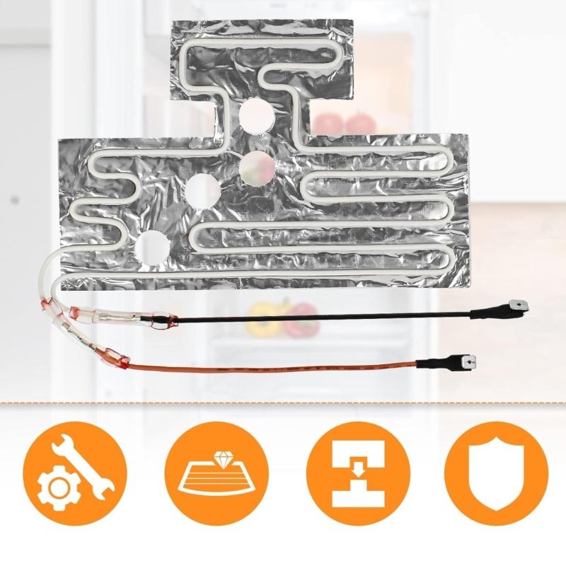Refrigerator Heater Repair Part Heater Replacement Refrigerator Heating Part Refrigerator Garage Heater Metal Texture