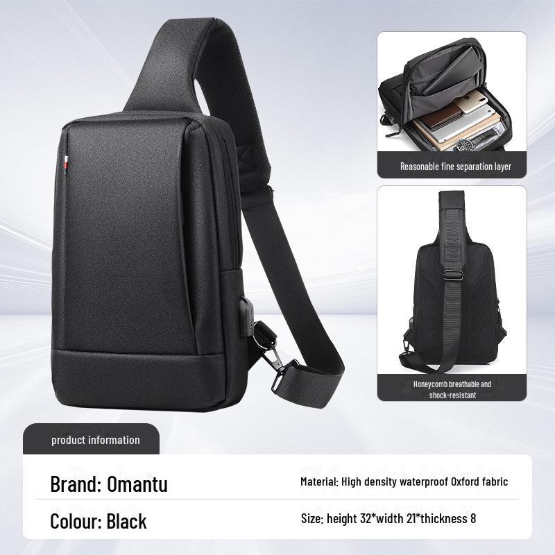 

Высококачественная водонепроницаемая нагрудная сумка унисекс для отдыха, путешествий и поездок на работу