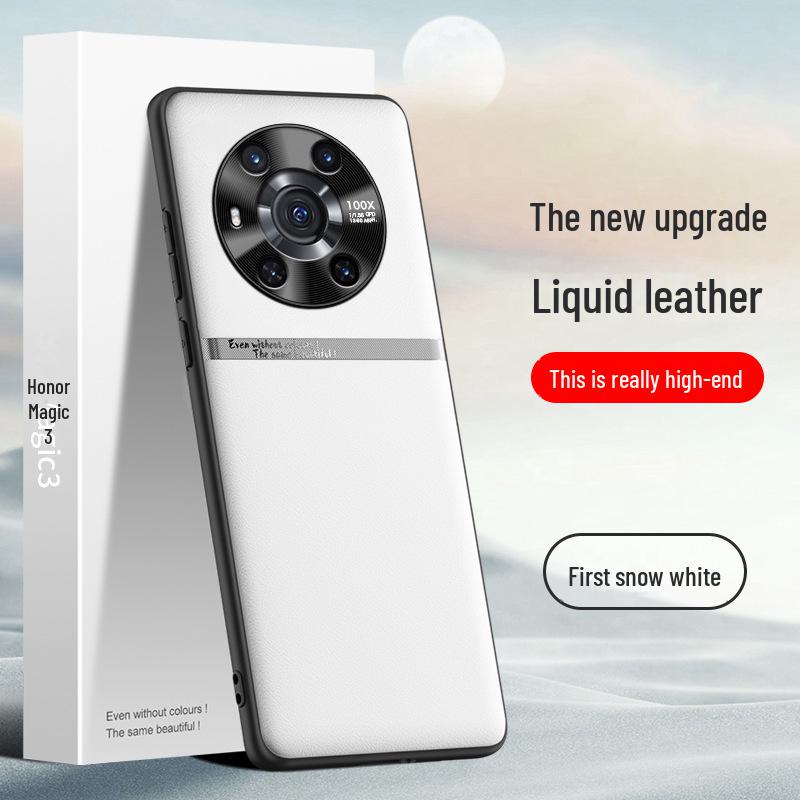 

Защитный чехол из жидкой кожи для Honor Magic 3, противоударный и грязеотталкивающий, цельный дизайн. Honor Magic 3