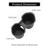 For Subaru Forester 2025 Central Console Water Cup Holder Center Drinks Storage Box Non-Slip Base Car Interior Accessories Black