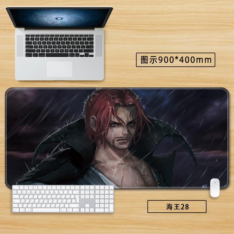 Anime Merchandise ONE PIECE Office Mouse Pad Oversized Boys Nautical King Animation Game Roronoa Zoro Computer Keyboard Cute Large Desktop Table Mat