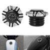 Billet Aluminum Fuel-Tank Cap-Gas Cover with Watch for XL 883 XL1200 X48-Softail