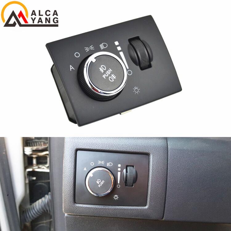 Car Headlight Fog Lamp Switch For Chrysler 300C 2006 2007 Jeep Grand Cherokee Dodge Challenger 68189148AA 68189156AA 98258718AA