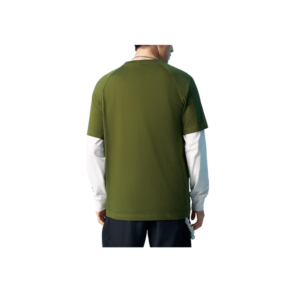 Adidas Originals Logo Camouflage Print Round Neck Pullover Short Sleeve T-Shirt Men T-Shirts Wild-Pine IS0248