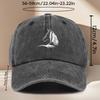 White Horse Line Drawing Printed Pattern Baseball Cap Outdoor Sports Peaked Cap