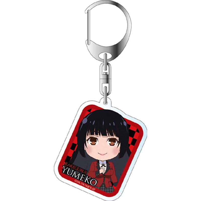 Kakegurui Anime Keychain - Yumeko Jabami & Luna Yumetsuki Acrylic Keyring