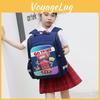 Durable Oxford Cloth Kids School Backpack Large Capacity Cute Cartoon Design For Boys And Girls