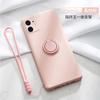Liquid Silicone Phone Case With Ring Stand IPhone 15 Ultra 14 Pro Max 13 12 11 X Series Full Cover Shockproof Magnetic