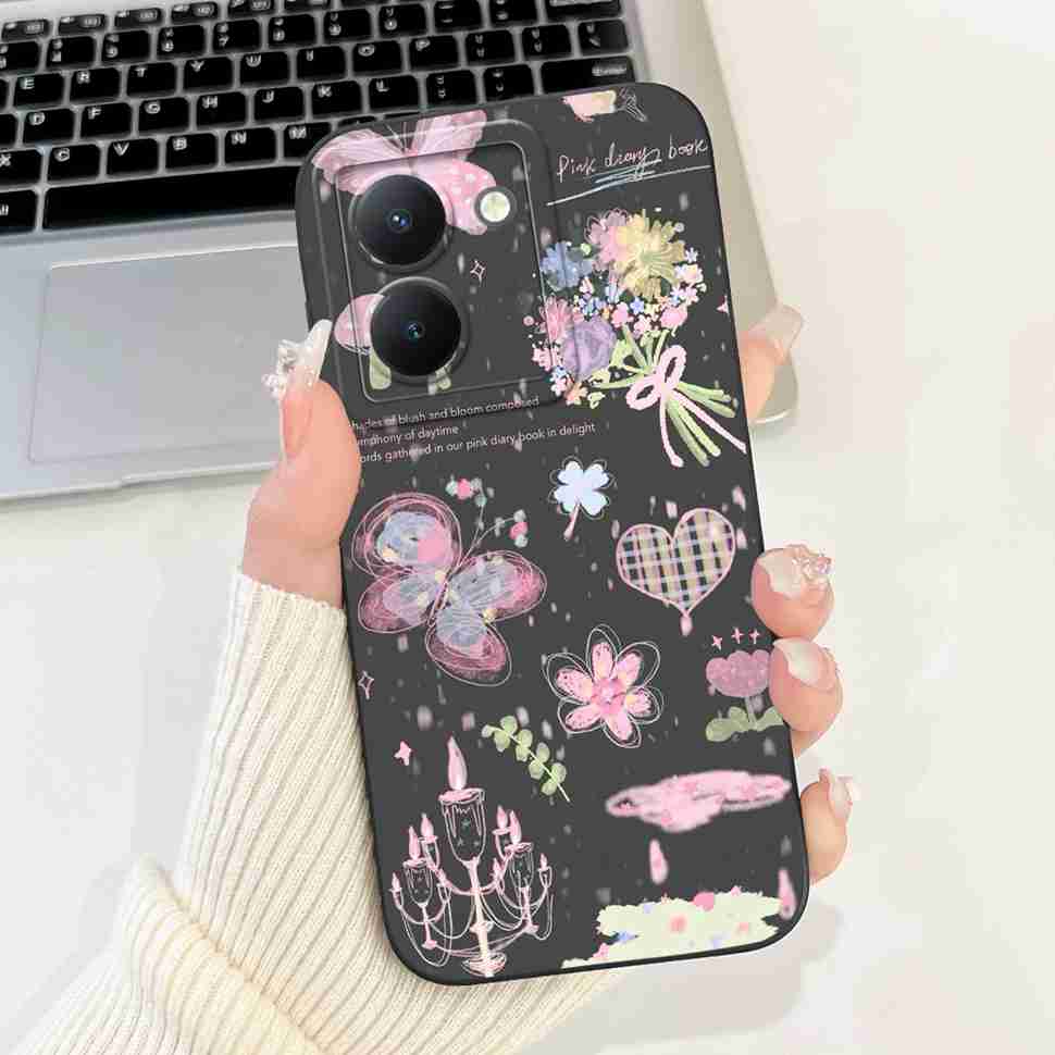 For Vivo Y36 4G Case V2247 Fashion Painted Cover Silicone Casing For Vivo Y 36 Y36 vivoY36 Soft ShockProof Fundas Coque