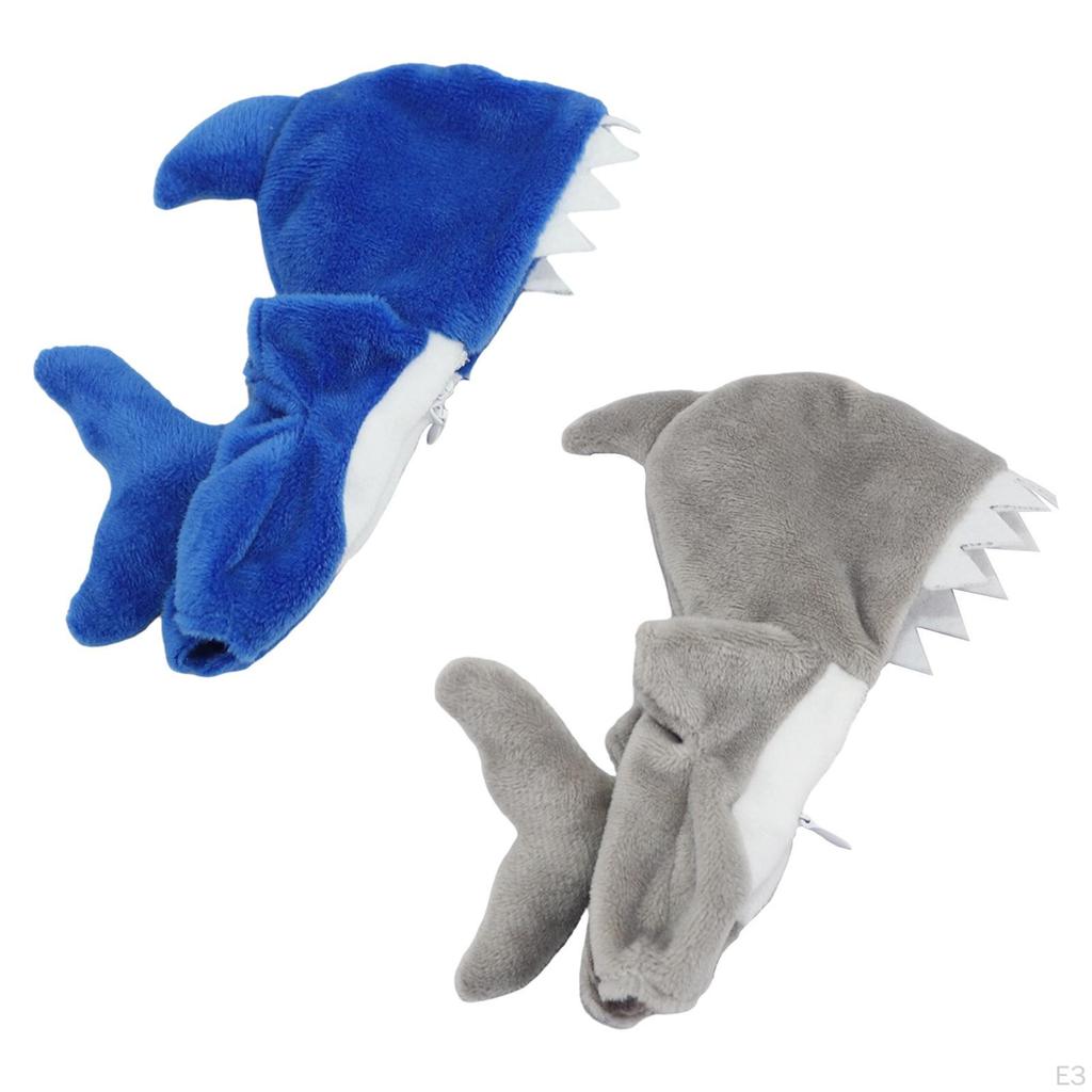 Doll Clothes Shark Bodysuit with Zipper :12