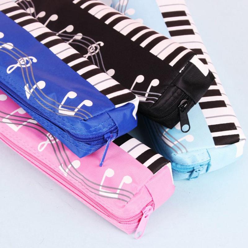 Creative Novelty Student Pencil Case Square Single Layer Oxford Cloth Pen Bag