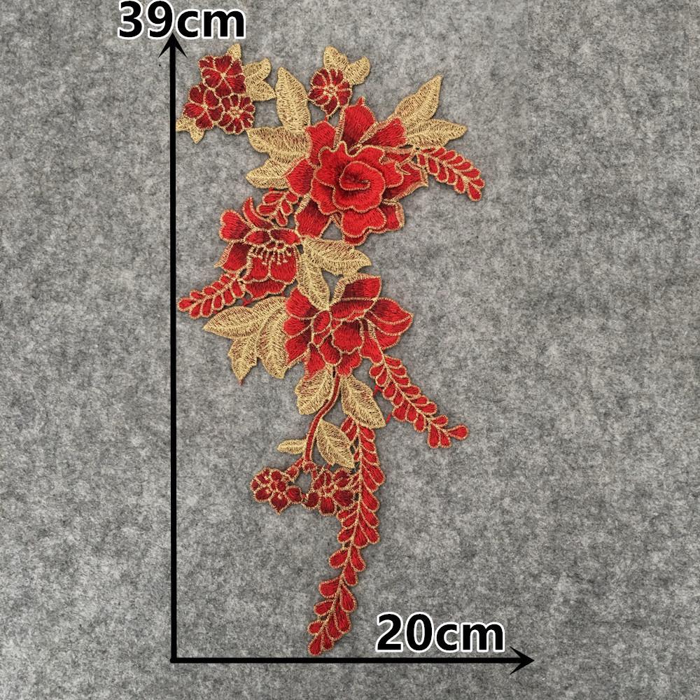 

Embroidery Cloth Stickers, Patch Subsidies, Ethnic Style, Water-Soluble Lace, Three-Dimensional Diy Multi-Colored Rose Flowers Style 1873 (1 piece)