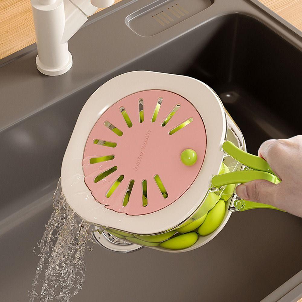 Kitchen Gadgets 2-in-1 Draining and Preservation Basket Fruit And Vegetable