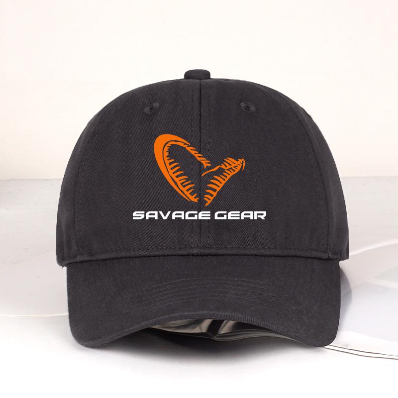Yiran bag Savage Gear Logo Zachte Top Baseballpet Zacht, Comfortabel, Lichtgewicht, Ademend, Verstelbaar Coole Buitenstijl, Trendy Mode