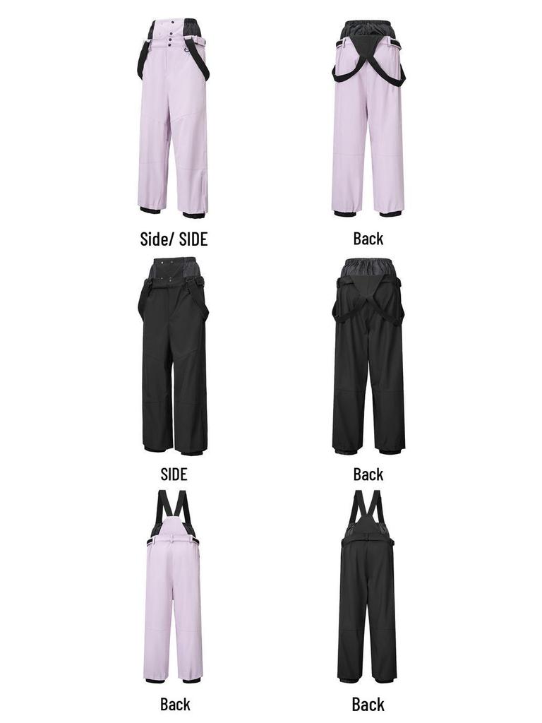 Waterproof Outdoor Ski Pants with Detachable Strap for Winter and Mountaineering