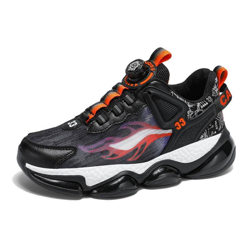 

Mesh sneakers basketball shoes buckle popcorn shock absorber running shoes men s and women s rotating new lightweight Andy models mesh 44