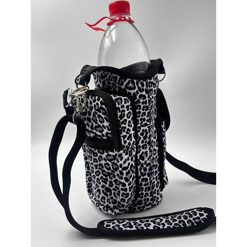 1pcs Magnetic Gym Water Bottle Bag Built-in Magnet For Easy Attachment To Metal Surface Sports Magnetic Phone Storage Pouch