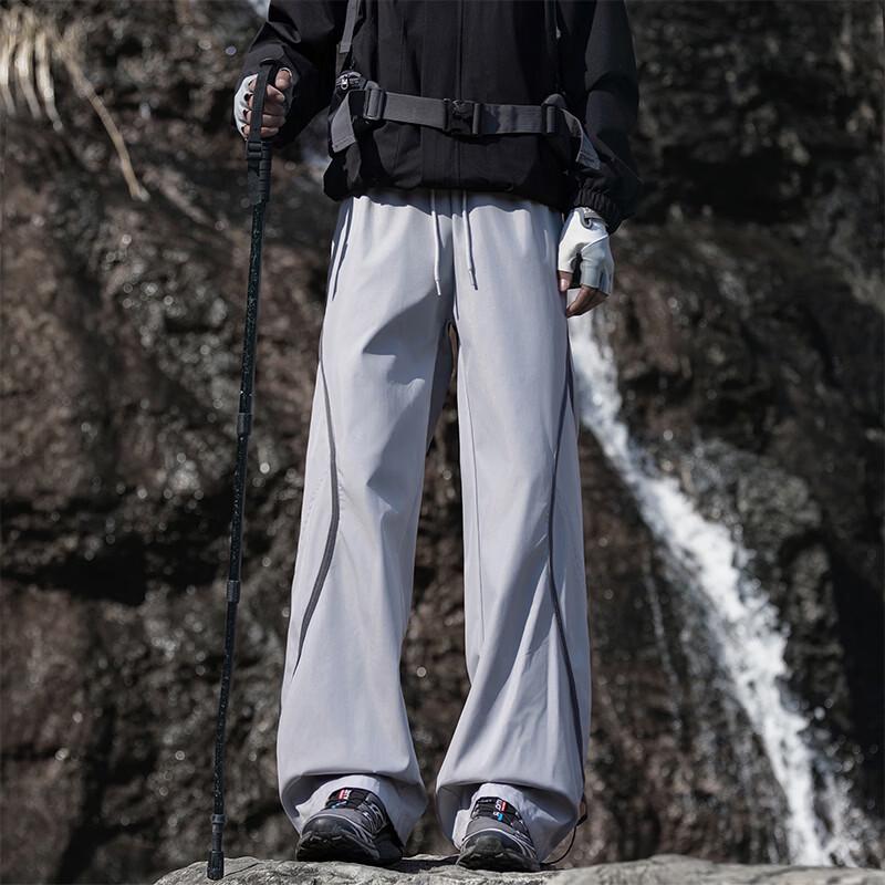 VUUG Men's Outdoor Color-Block Casual Trousers