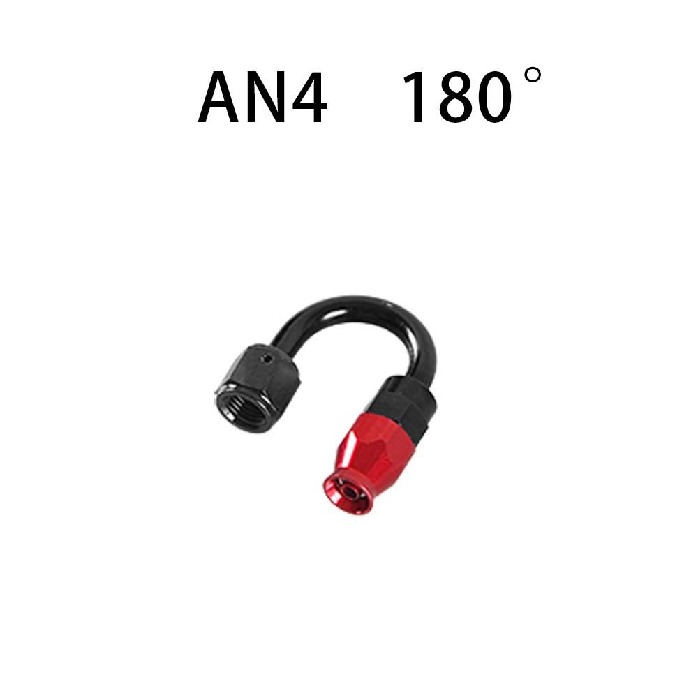 Racord pivotant pentru furtun de combustibil, ulei, AN4/6/8/10/12, adaptor drept 0°/45°/90°/180°, pentru racord pivotant din PTFE