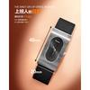 BELBI Reloj de Cuarzo Retro para Mujer con Caja Larga Correa de Cuero Genuino Esfera Oval Minimalista Caja Rectangular Delgada Elegante Reloj de Pulsera para Vestir Regalo Para Mujeres